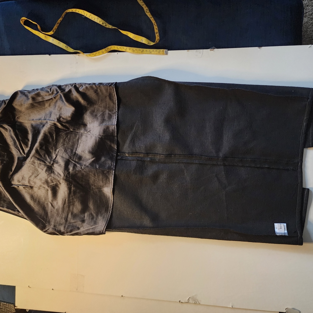 BlackVegan Maxi Leather Skirt - Picture 10 of 11